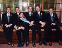 Christian on the Groomsmens' Laps Christian on the Groomsmens' Laps