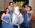 Kari, the Bridesmaids and the garter. Kari, the Bridesmaids and the garter.