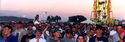 The crowd and the ferris wheel The crowd and the ferris wheel