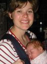 Baby Julie in the Bjourn Carrier