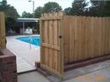Gate to pool area
