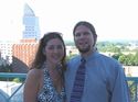 Christian and Kari on the roof of the Holiday Inn Christian and Kari on the roof of the Holiday Inn