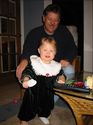 Julie dressed up for Thanksgiving
