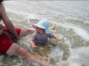 Julie in the waves