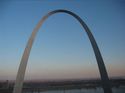 View of Arch from Hotel Window